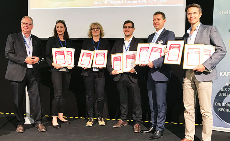 Beesite Recruiting - Testsieger Deutschlands Beste e-Recruiting Software 2018 - Preisverleihung