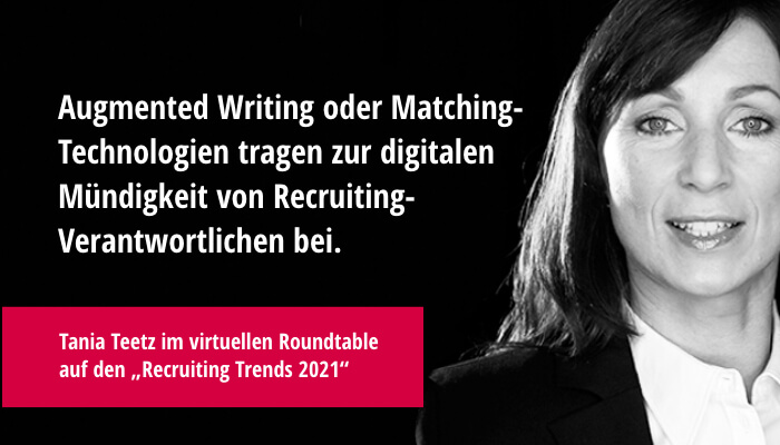 Tania Teetz Milchundzucker Recruiting Trends 2021