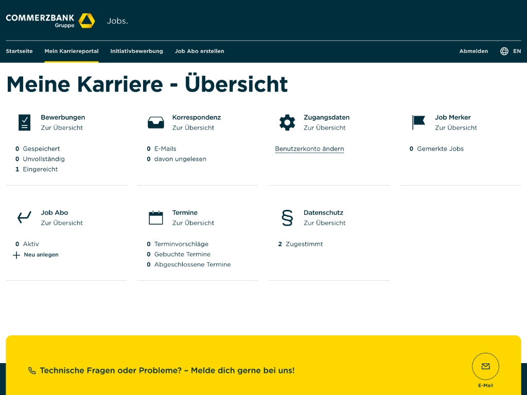 Beesite Bewerbermanagement Software - Referenz Commerzbank My Career