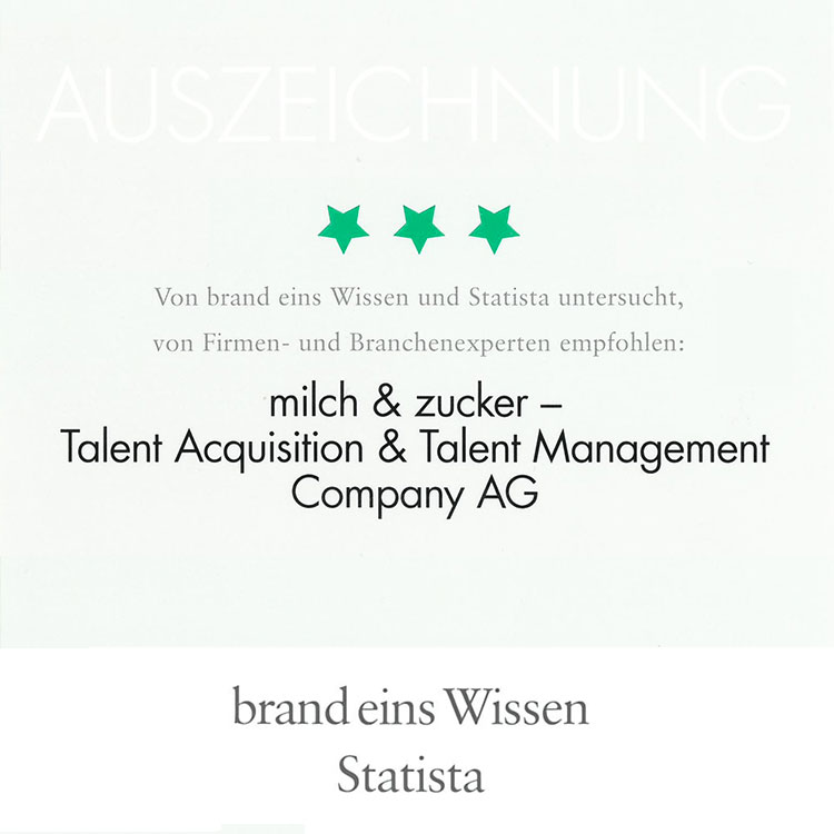 milch & zucker ist Innovator des Jahres 2016!