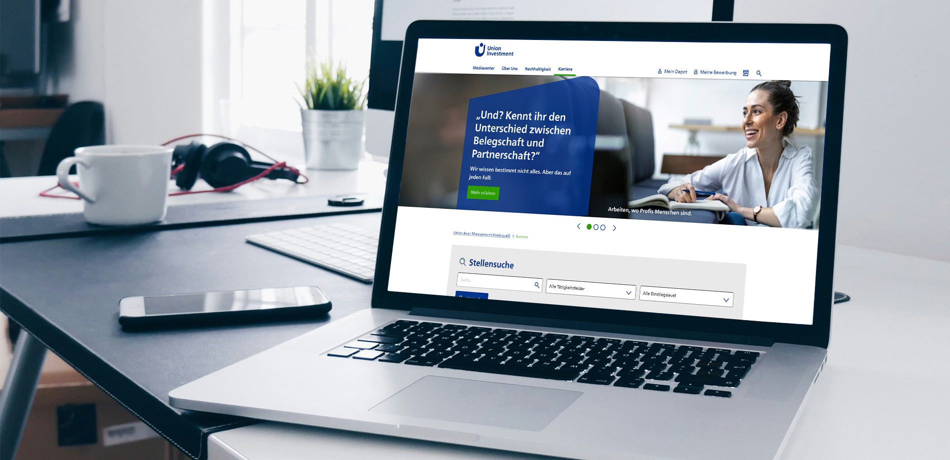 Referenz Union Investment Bewerbungsmanagement