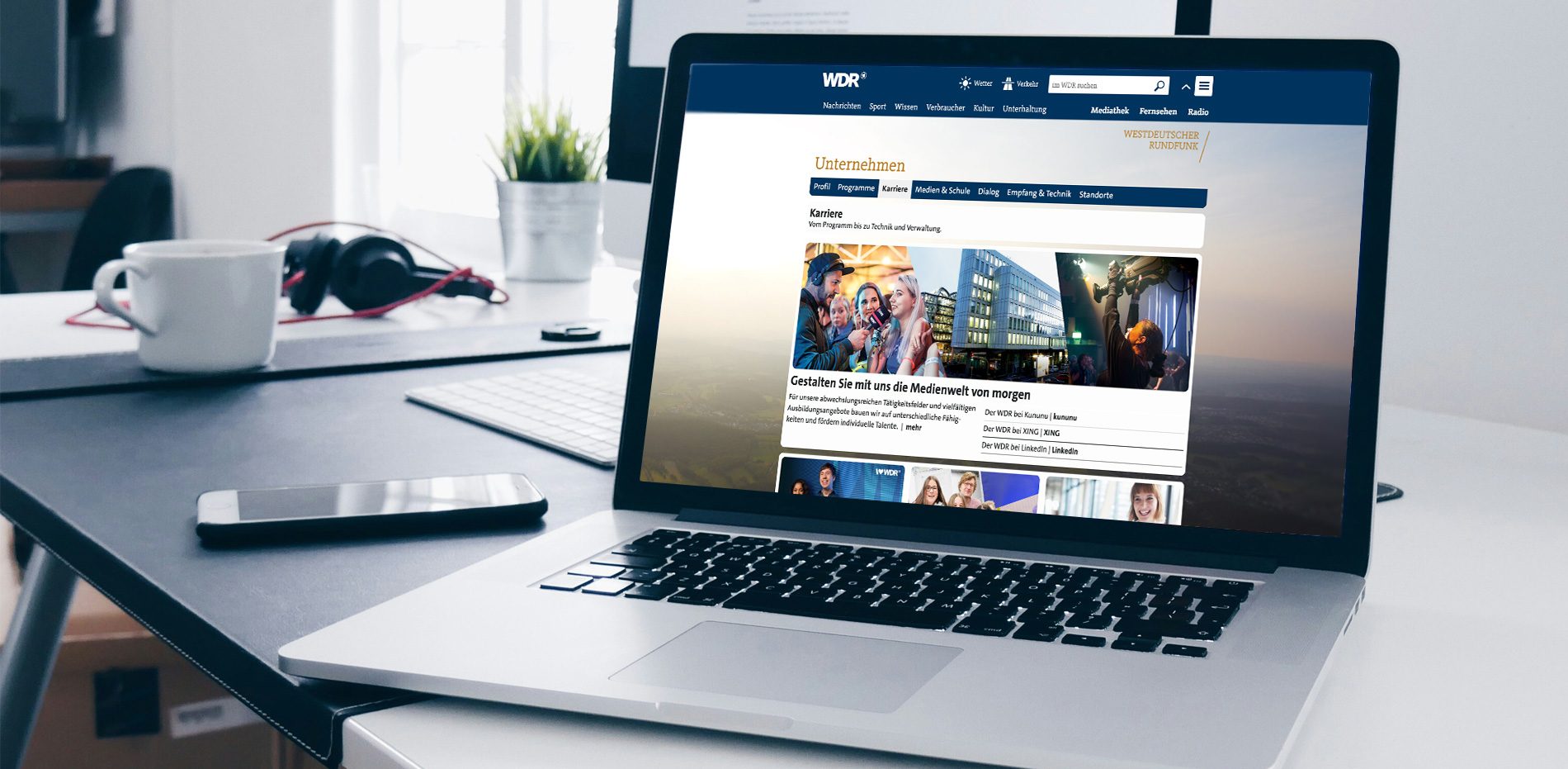 Referenz WDR Bewerbermanagement